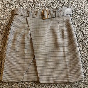 Nasty gal plaid mini skirt